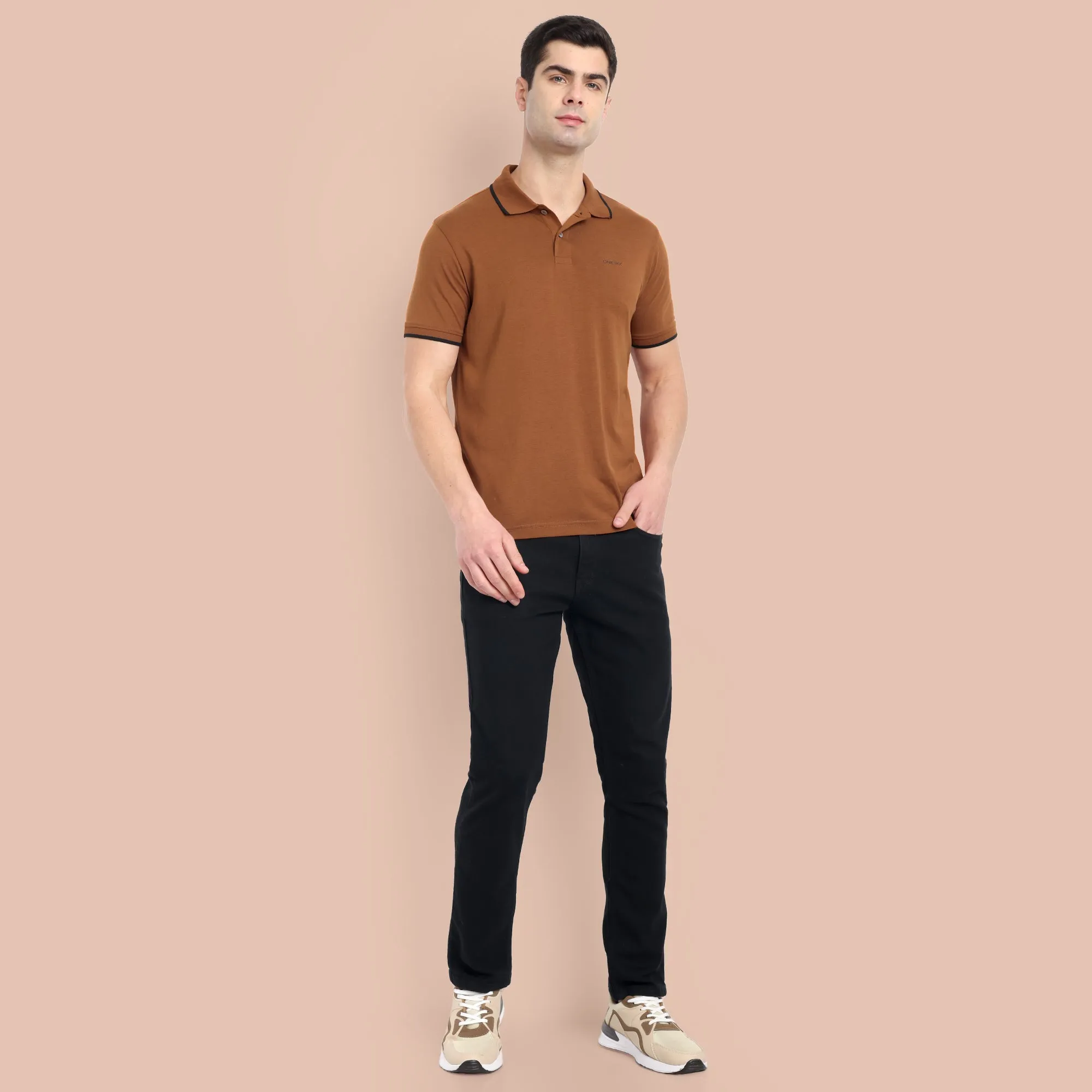 Men Tobacco Polo T-Shirt