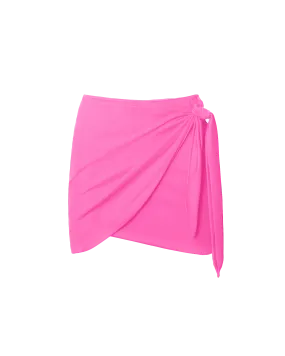 Mini Wrap Skirty - Bright Pink