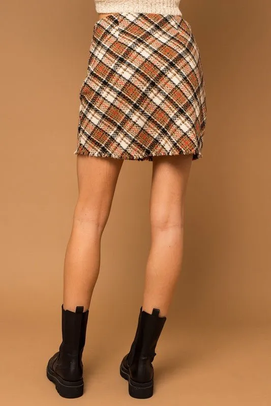 Modern Checkmate Mini Plaid Skirt