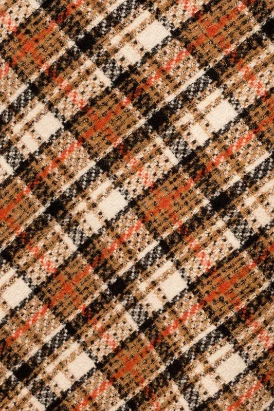Modern Checkmate Mini Plaid Skirt