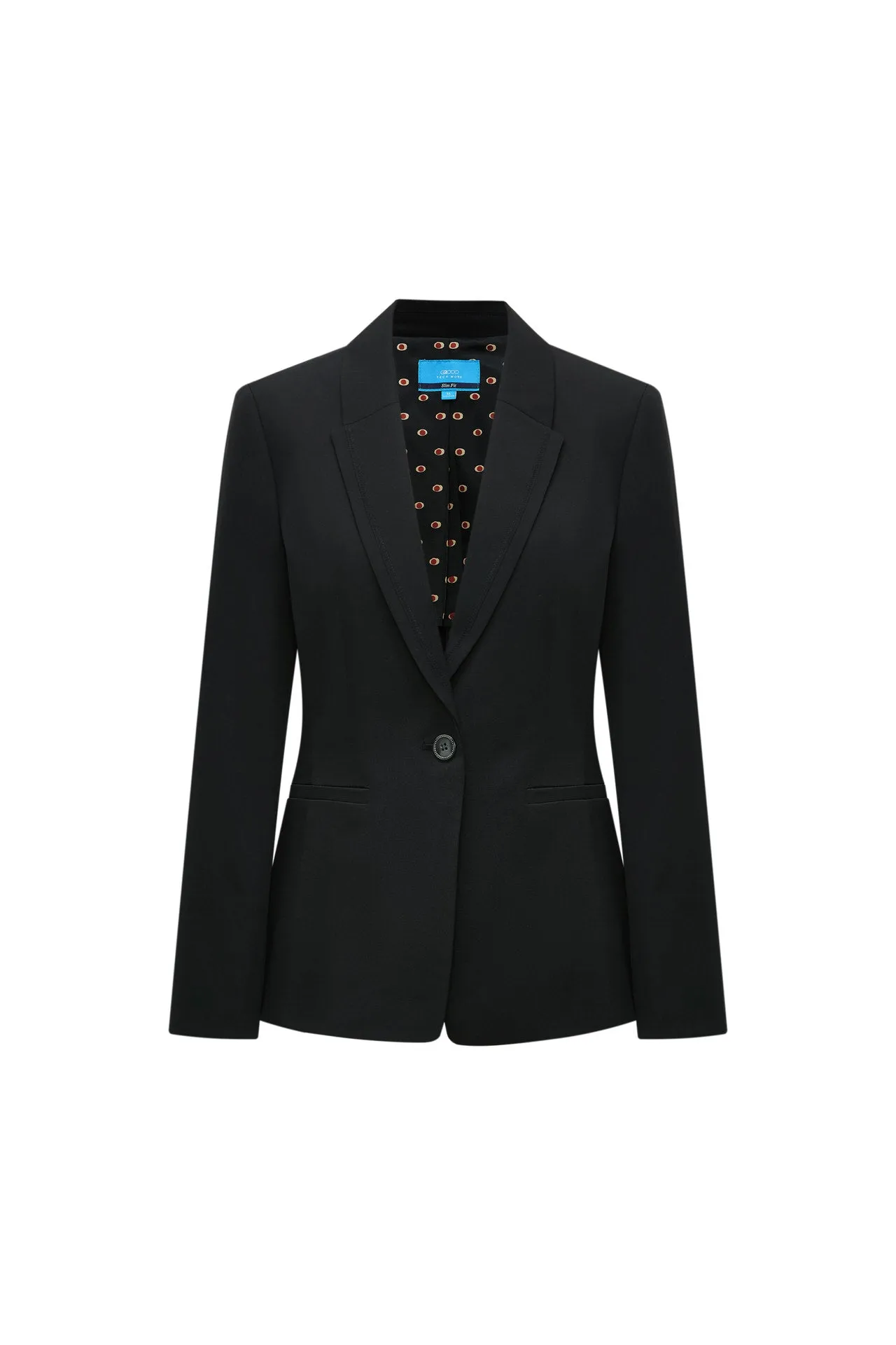 Multiway Stretch Reverse Collar Suit Blazer