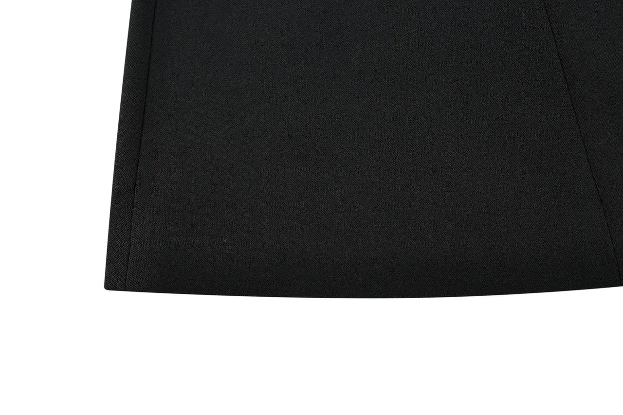 Multiway Stretch Reverse Collar Suit Blazer