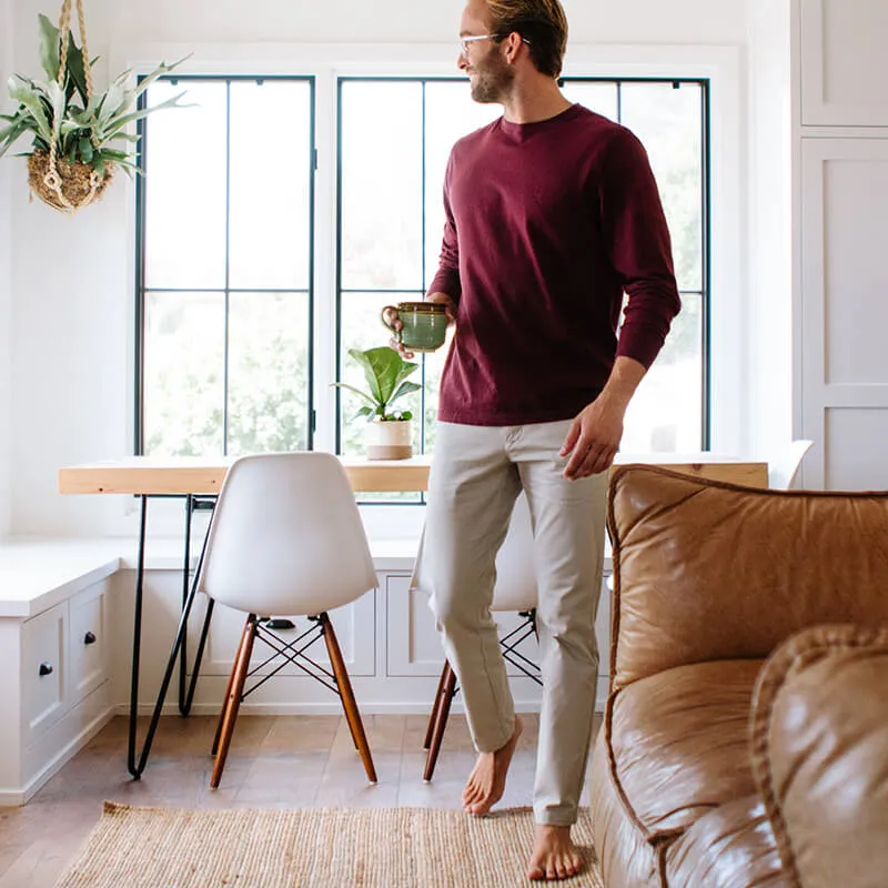 Perk Chinos in Light Khaki