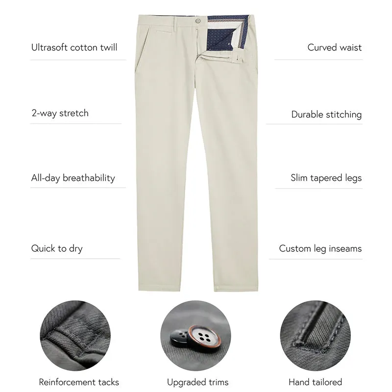 Perk Chinos in Light Khaki