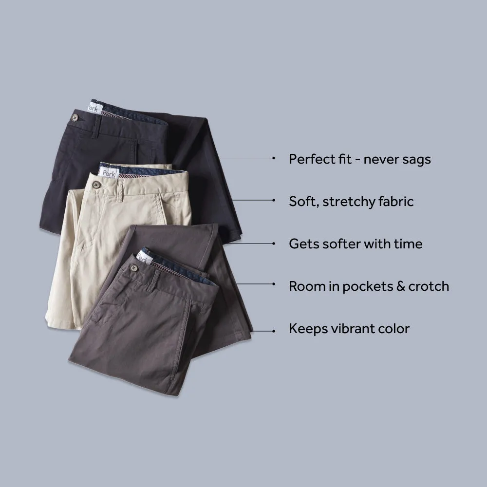 Perk Chinos in Light Khaki