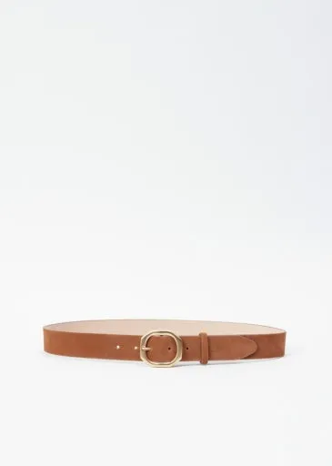 Rag & Bone Audrey Belt in Brown Suede