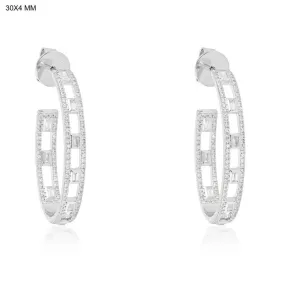 Refined Diamond Danglers Drop Earrings
