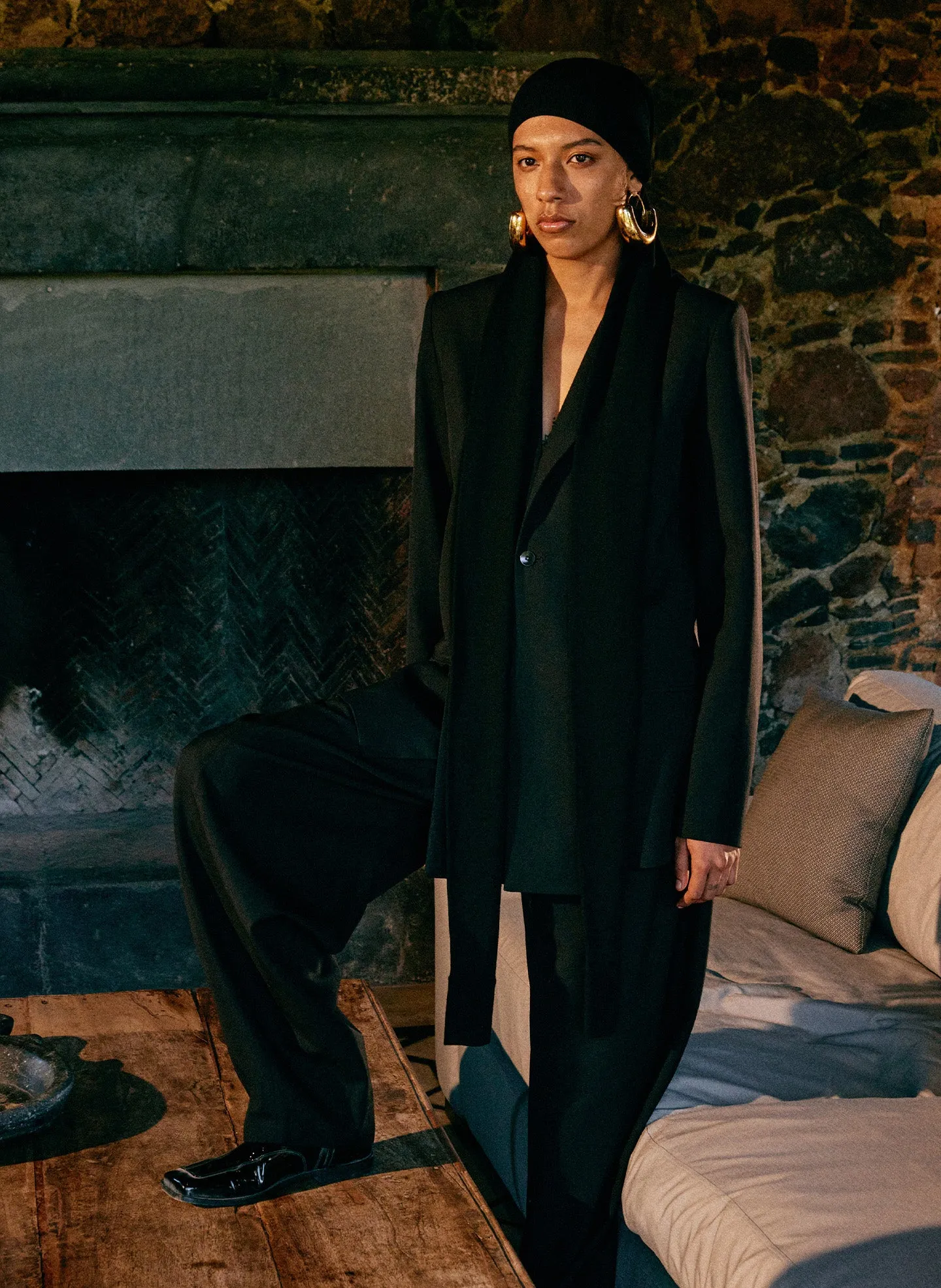 Refined Wool Tricotine Suiting Simon Trouser
