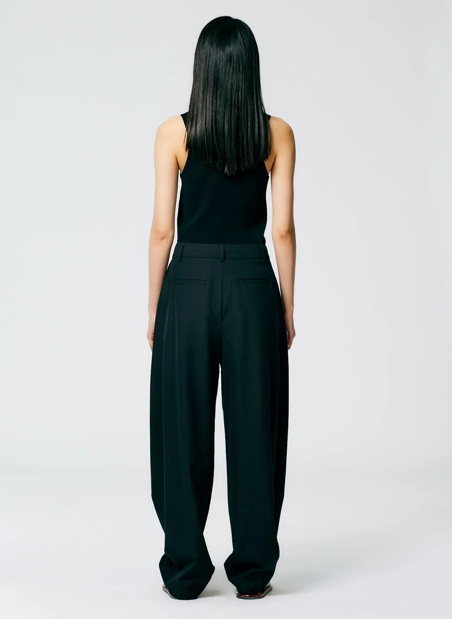 Refined Wool Tricotine Suiting Simon Trouser