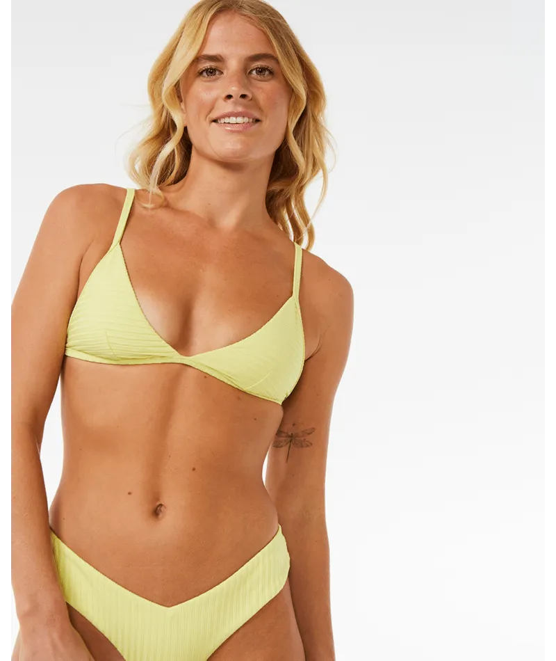 Rip Curl Premium Surf Fixed Tri Top-Bright Yellow