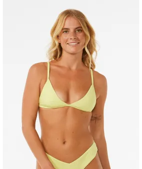 Rip Curl Premium Surf Fixed Tri Top-Bright Yellow