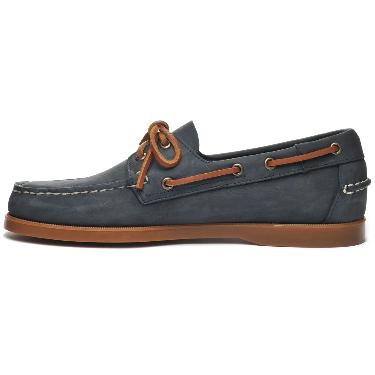 SEBAGO Leather DOCKSIDES PORTLAND NAVY TAN
