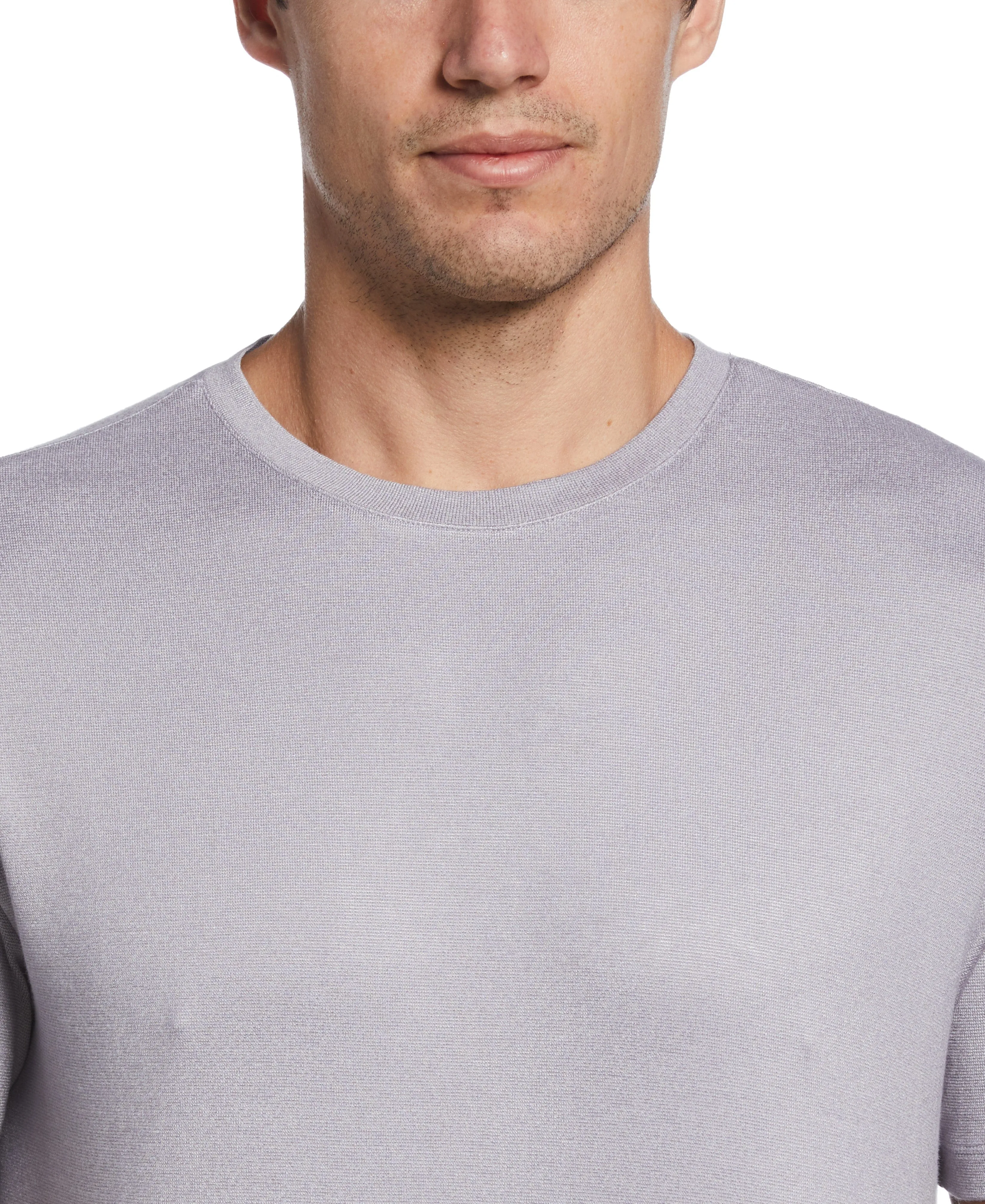 Solid Crew Neck Tee