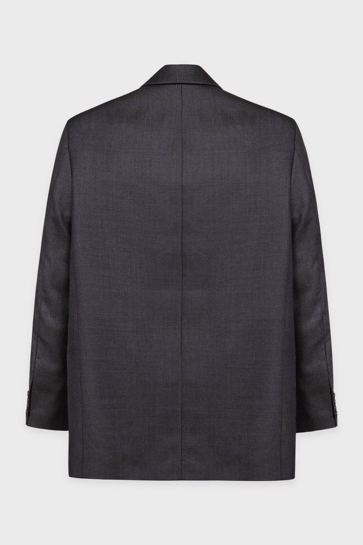 Sporty & Rich Friars Tailored Blazer - Grey Check