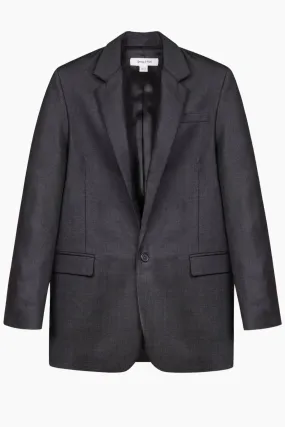 Sporty & Rich Friars Tailored Blazer - Grey Check