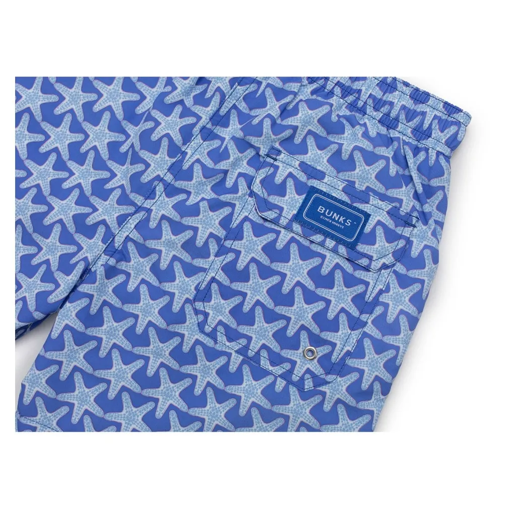 Starfish Swim Shorts - Bright Blue/Pale Blue