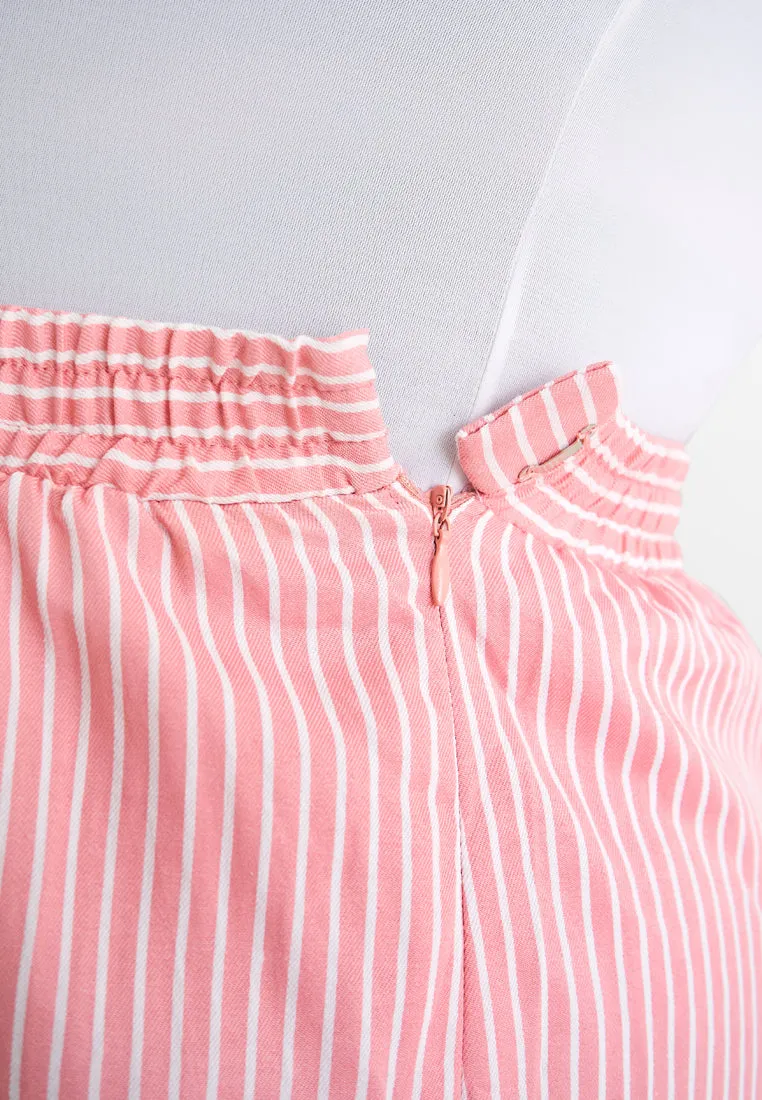 Suri Modern Striped Kurung Set