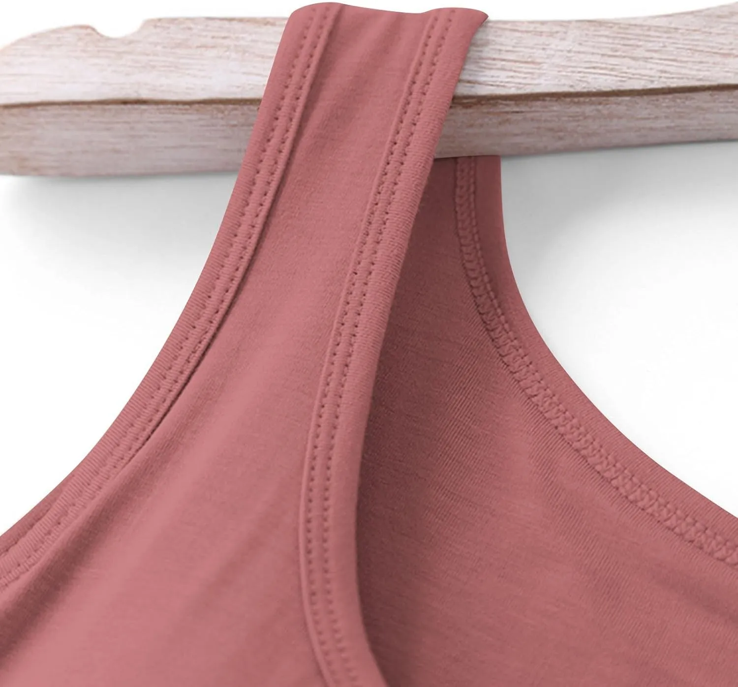 Tank Tops for Women 2025 Built in Bra Solid Color Crewneck Sleeveless Shirts Padded Trendy Casual Comfy Yaga Camisole