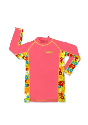 TeePeeTo UV50  Garden Long Sleeve Swimwear Top
