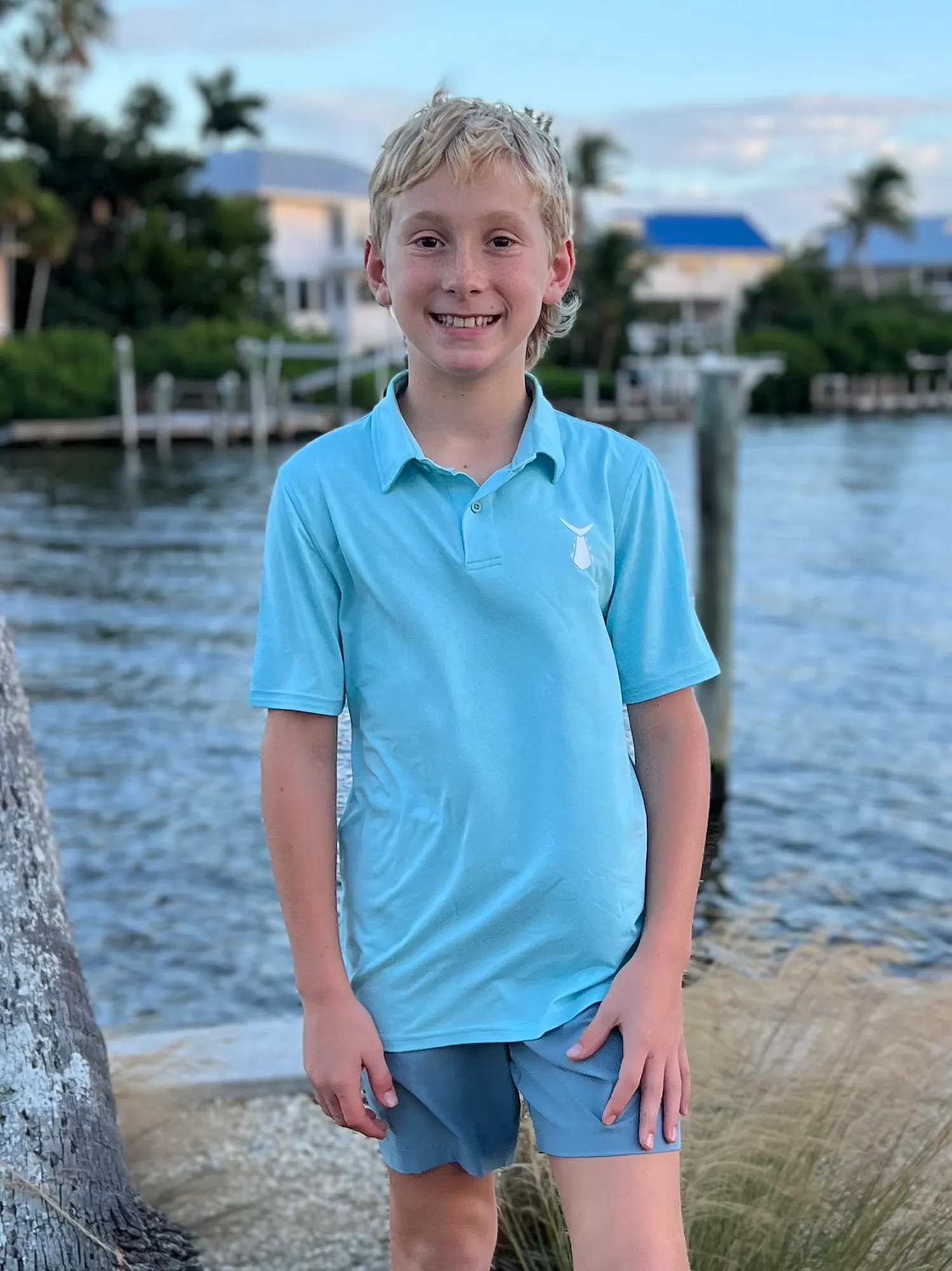 TSK Youth Everyday Polo | Light Blue