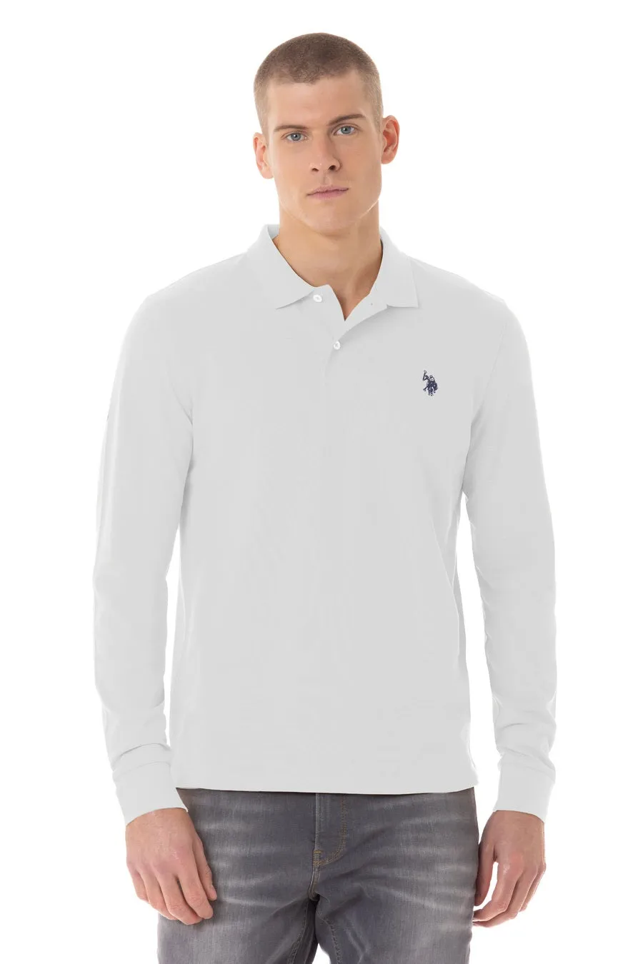 US POLO CASUAL MENS POLO LONG SLEEVE T-SHIRT