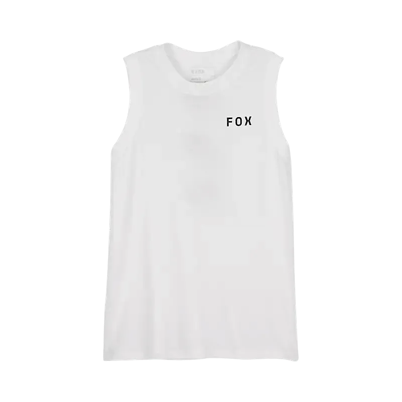 W WAYFARING BIKER TANK [WHT]