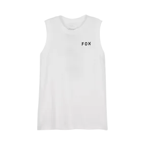 W WAYFARING BIKER TANK [WHT]