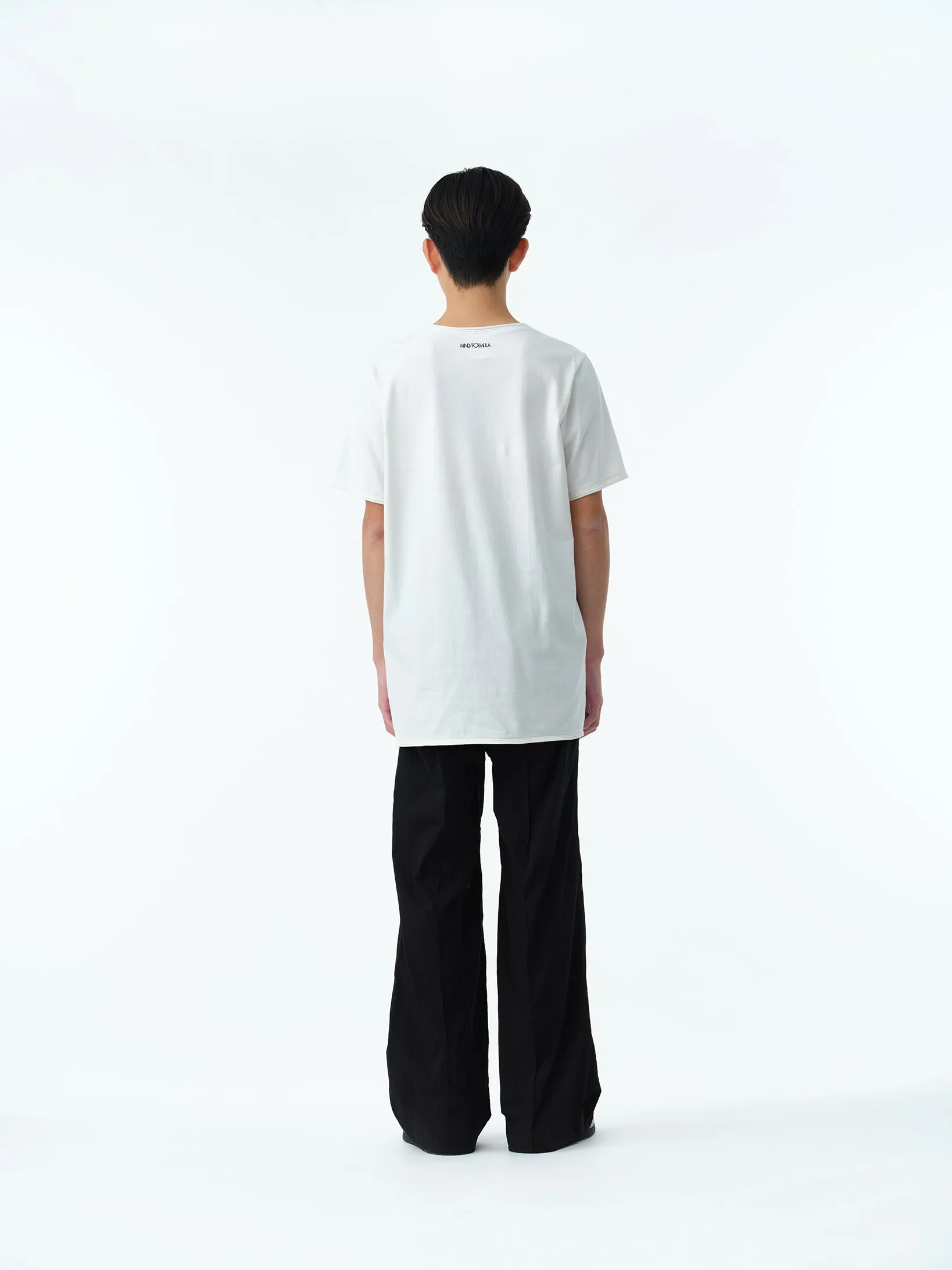 WASHER NYLON PINTUCK EASY TROUSERS .13【BLACK】
