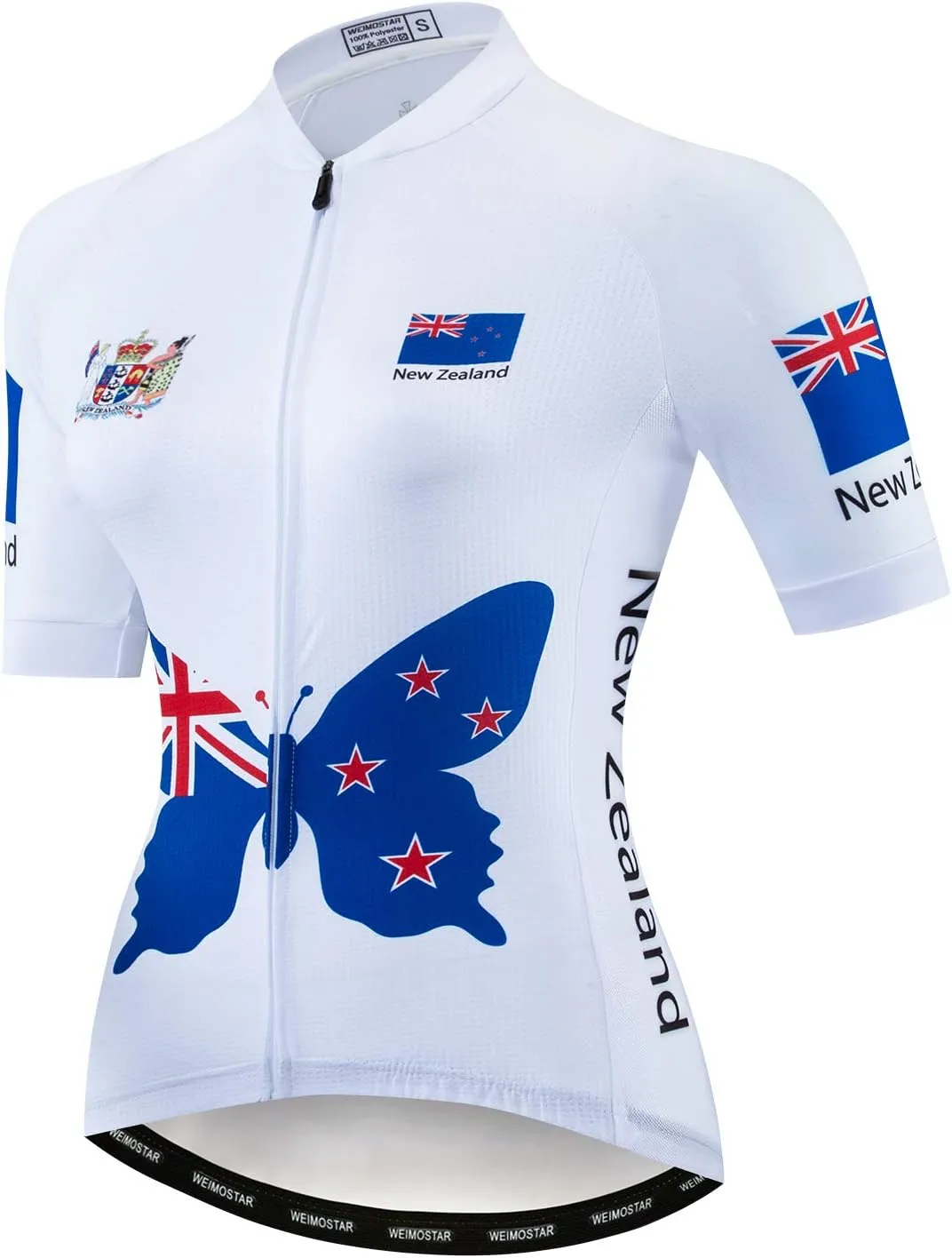 Weimostar Women's Cycling Jersey Short Sleeve Quick-Dry Breathable Biking Shirt Reflective