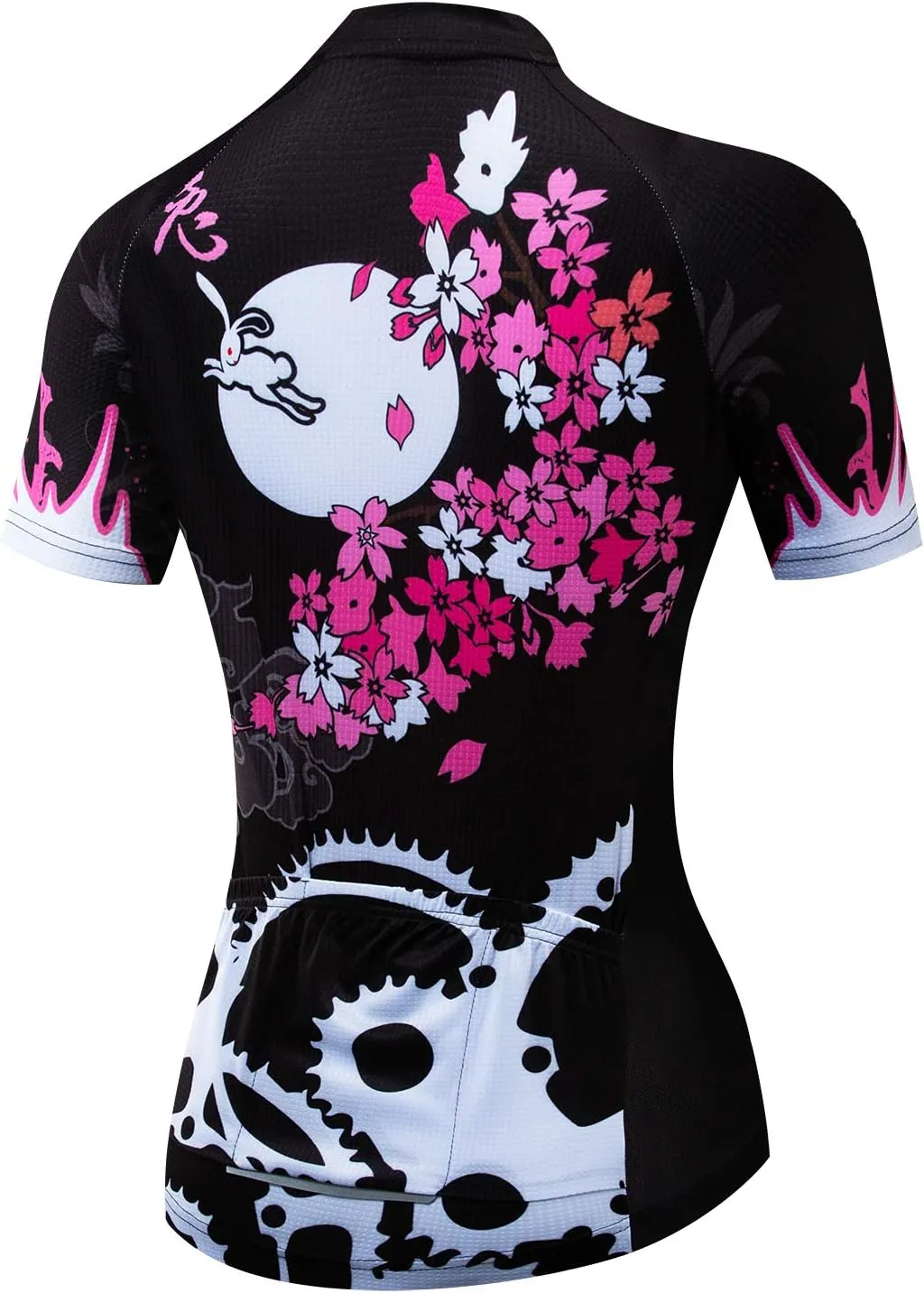 Weimostar Women's Cycling Jersey Short Sleeve Quick-Dry Breathable Biking Shirt Reflective